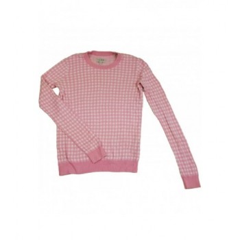 Kockás rózsaszín pulóver (36)