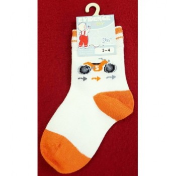 Motoros narancs-fehér zokni (80-86)