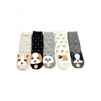 5 pár kutya-cica-panda zokni (35-38)