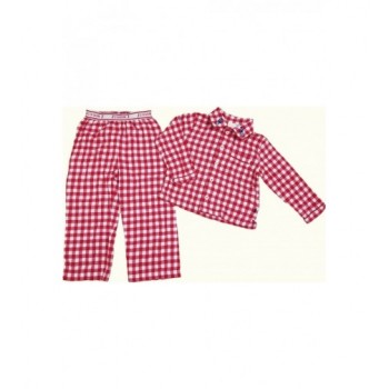 Versenyautós, piros kockás pizsama (86)