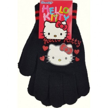 Hello Kitty fekete kesztyű (110-122)